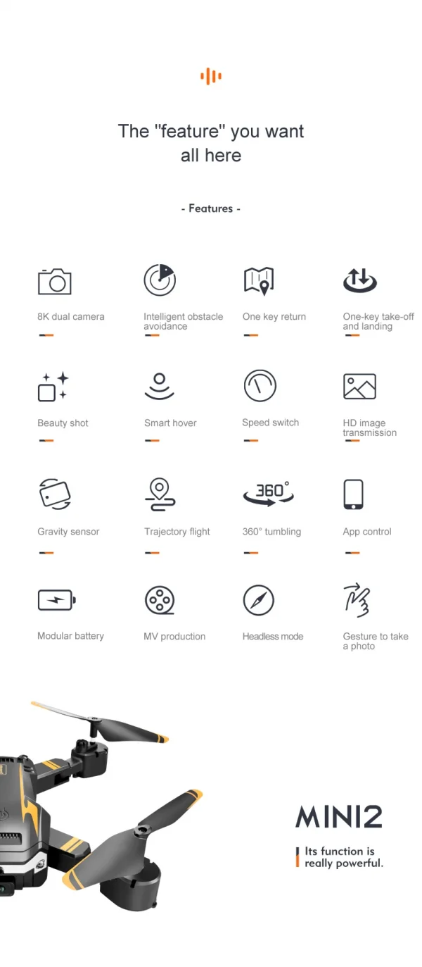 🚁 طائرة G6 الاحترافية – تصوير جوي بدقة وذكاء مذهل